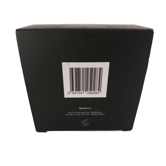 MENROCK Black Pomegranate Shave Cream Men's Facial Grooming Cream NEW IN BOX - Picture 2 of 5